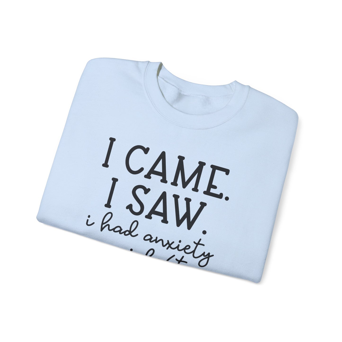 Social Anxiety Is Real Crewneck Sweatshirt