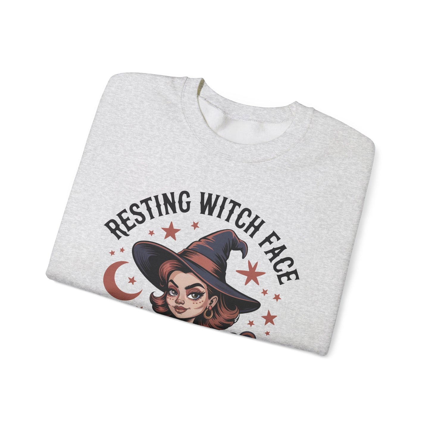 Resting Witch Face Crewneck Sweatshirt