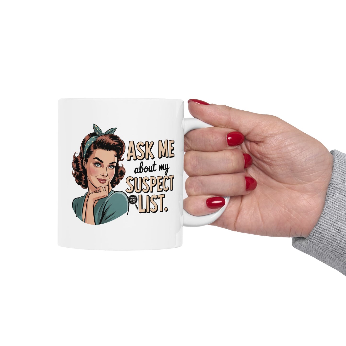 Vintage Crime Club Ceramic Mug