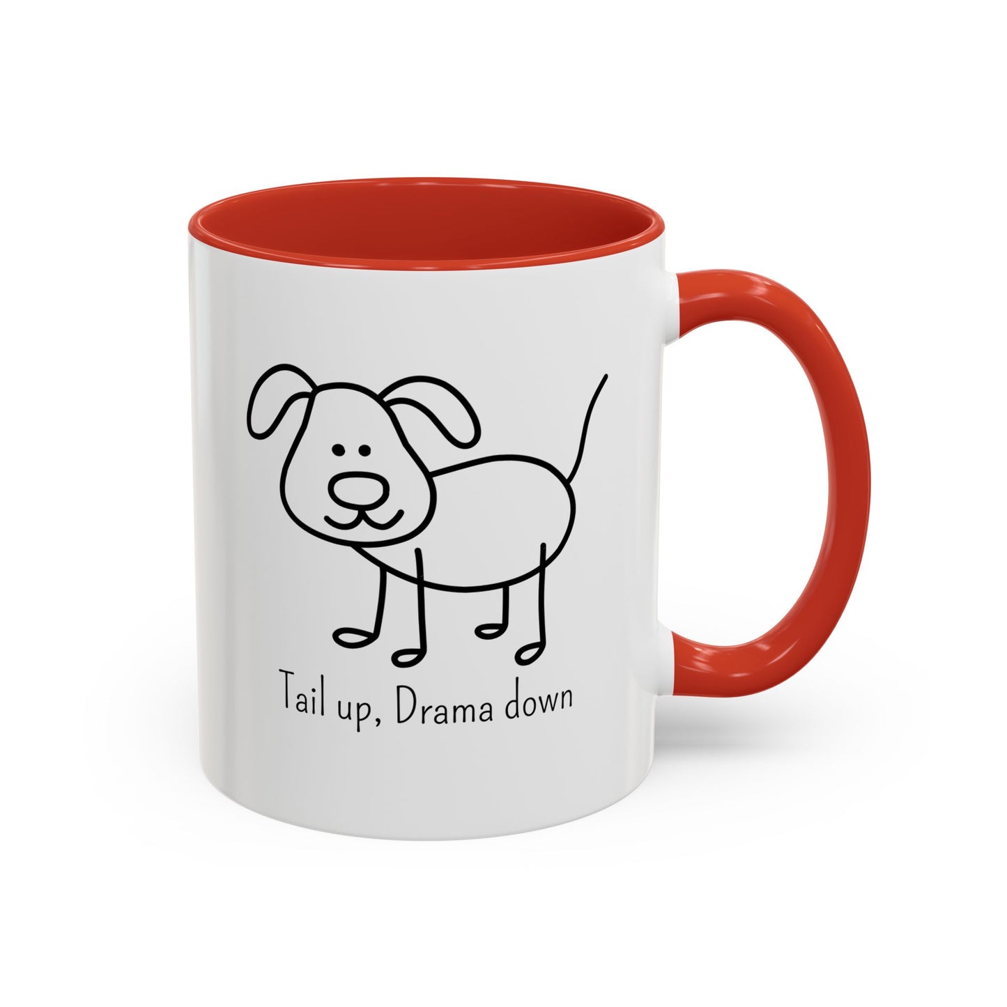 Tails Up Accent Mug