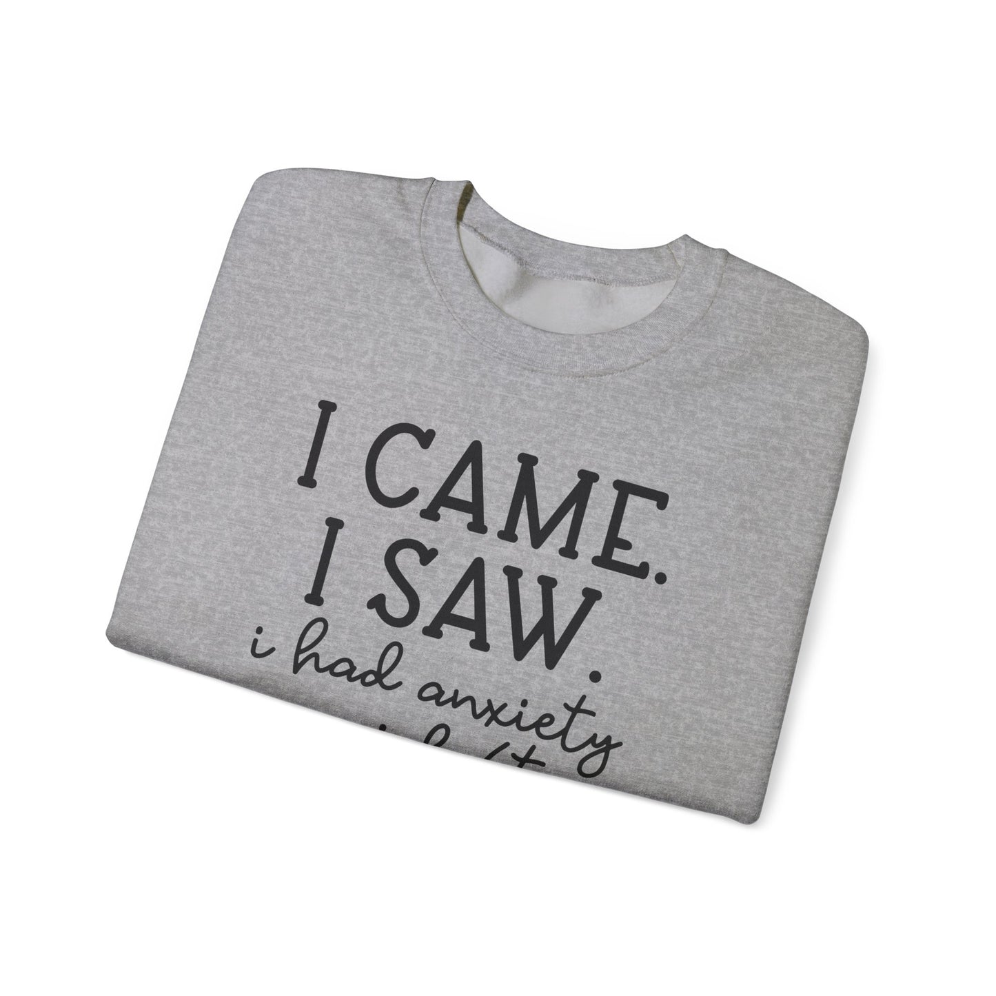 Social Anxiety Is Real Crewneck Sweatshirt