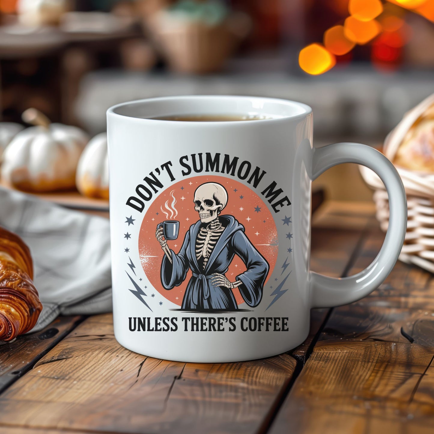 Dead Until Caffienated Mug