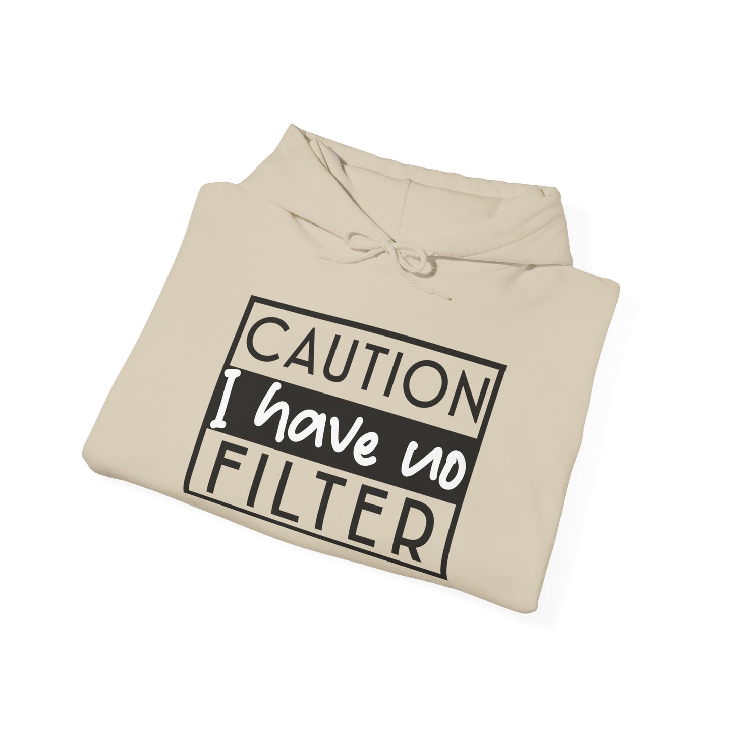 I Have No Filter Hooded Sweatshirt
