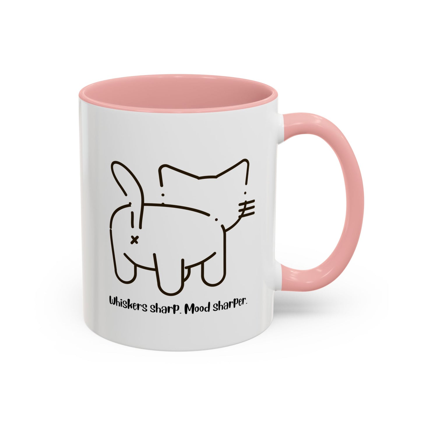 Attitude with Whiskers Accent Mug