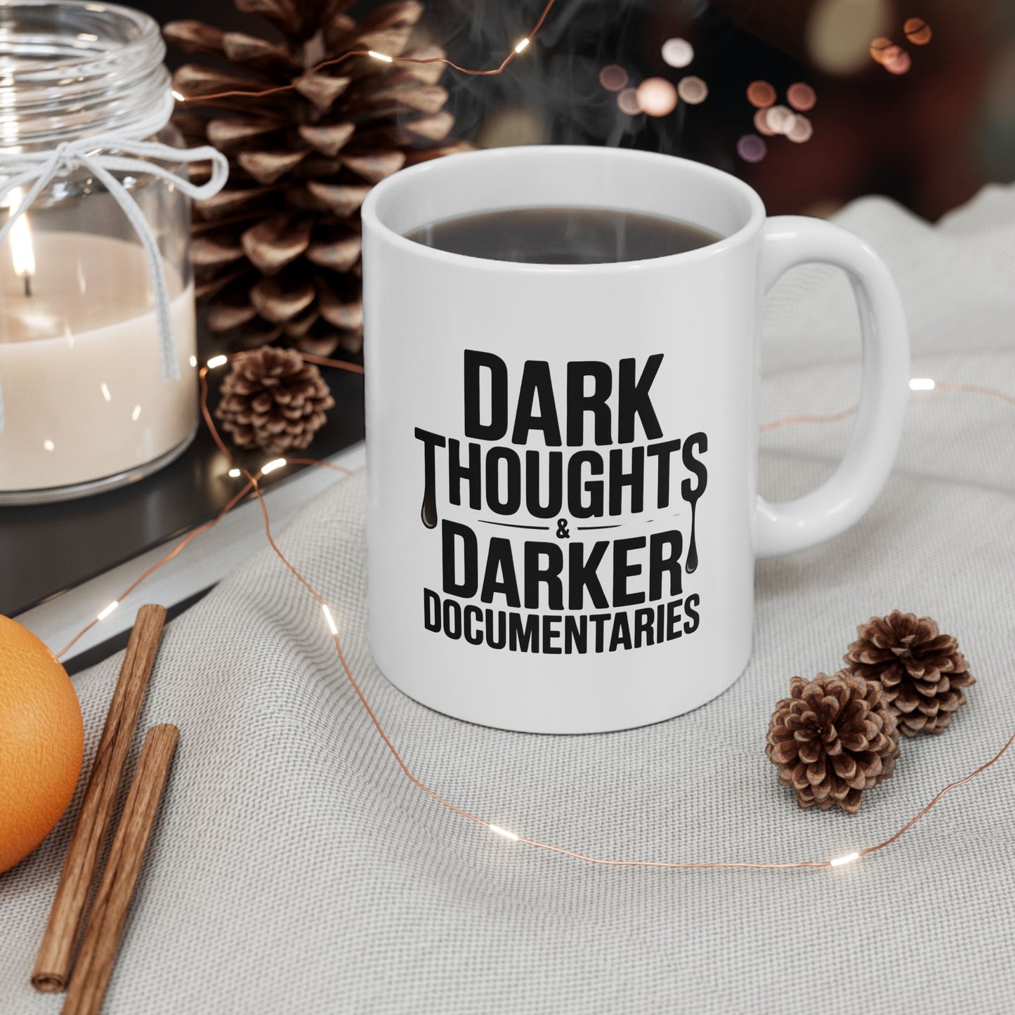 Documented Darkness Ceramic Mug