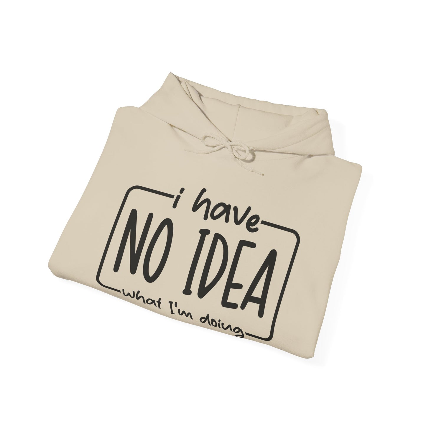 I Have No Idea Hooded Sweatshirt