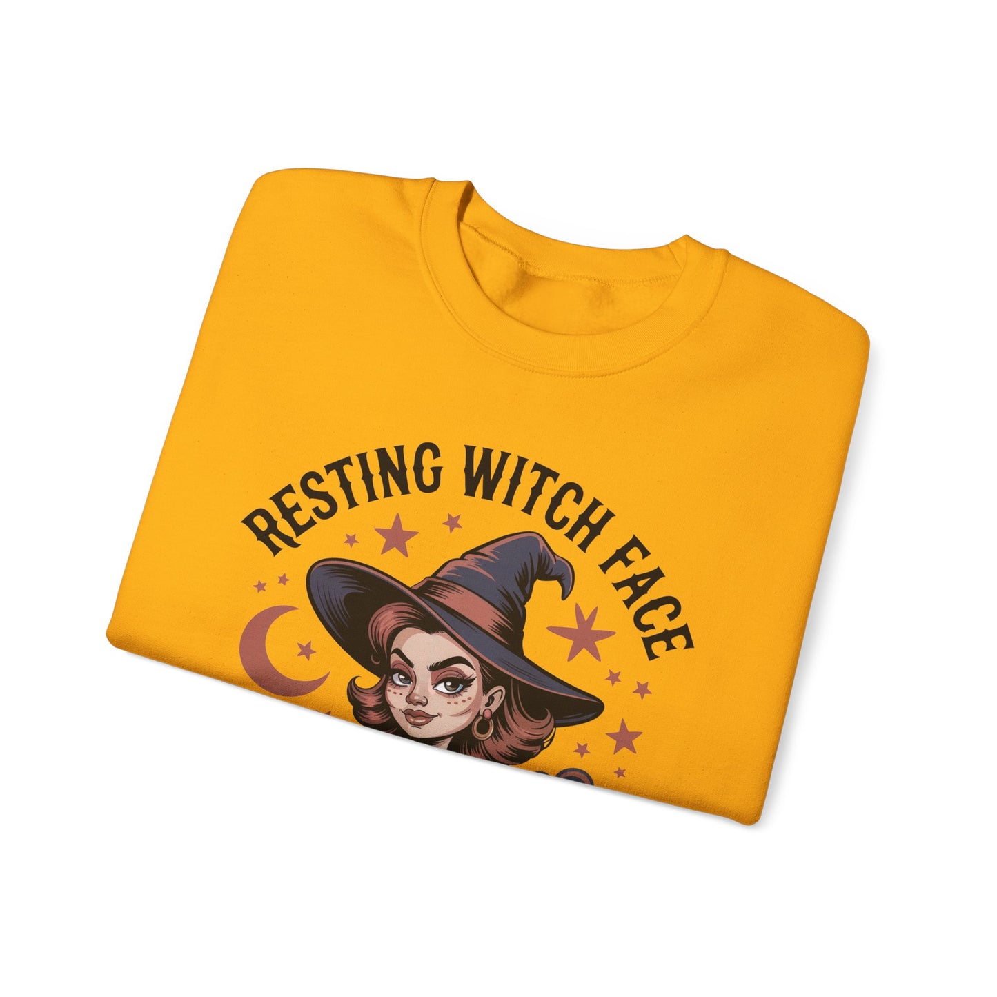 Resting Witch Face Crewneck Sweatshirt
