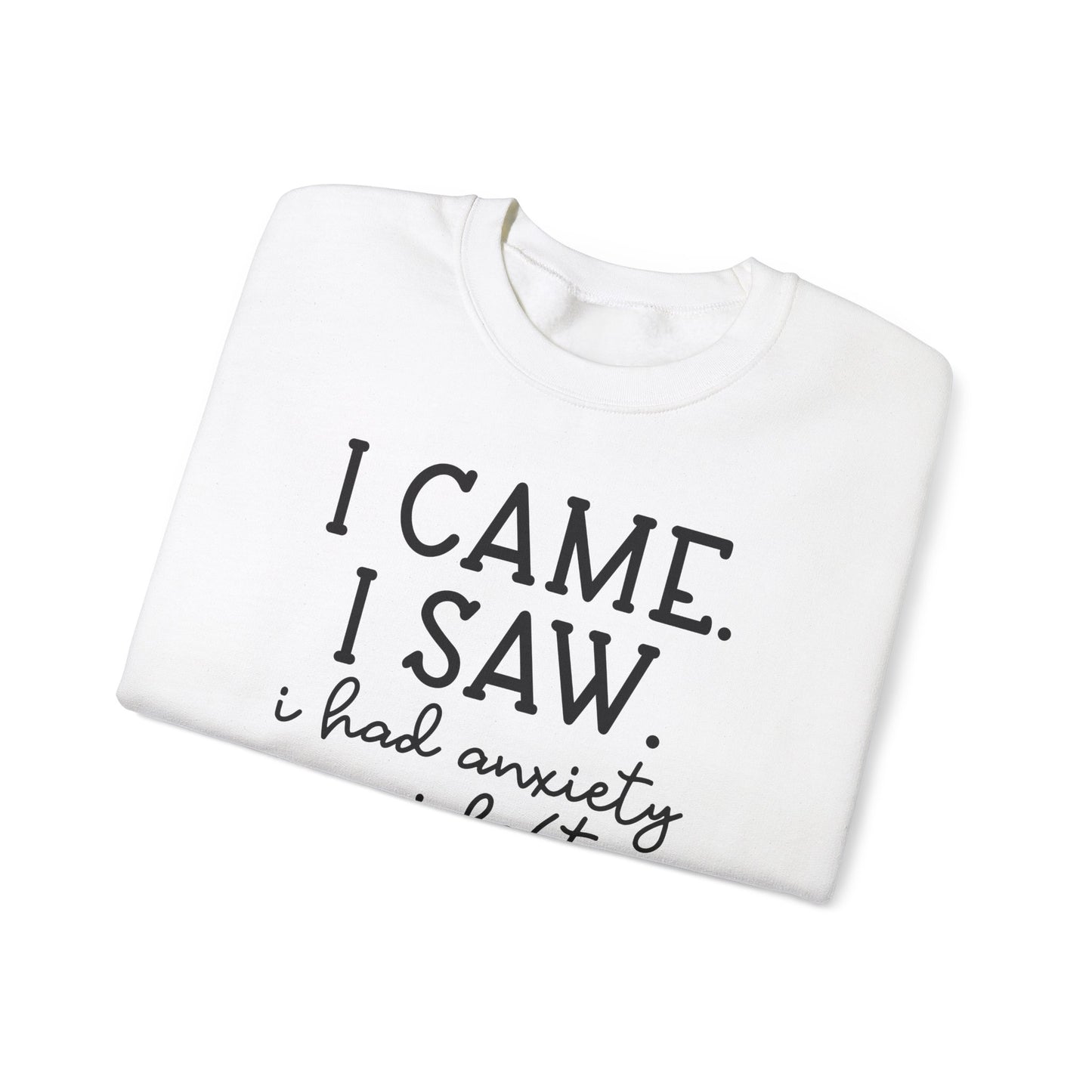 Social Anxiety Is Real Crewneck Sweatshirt