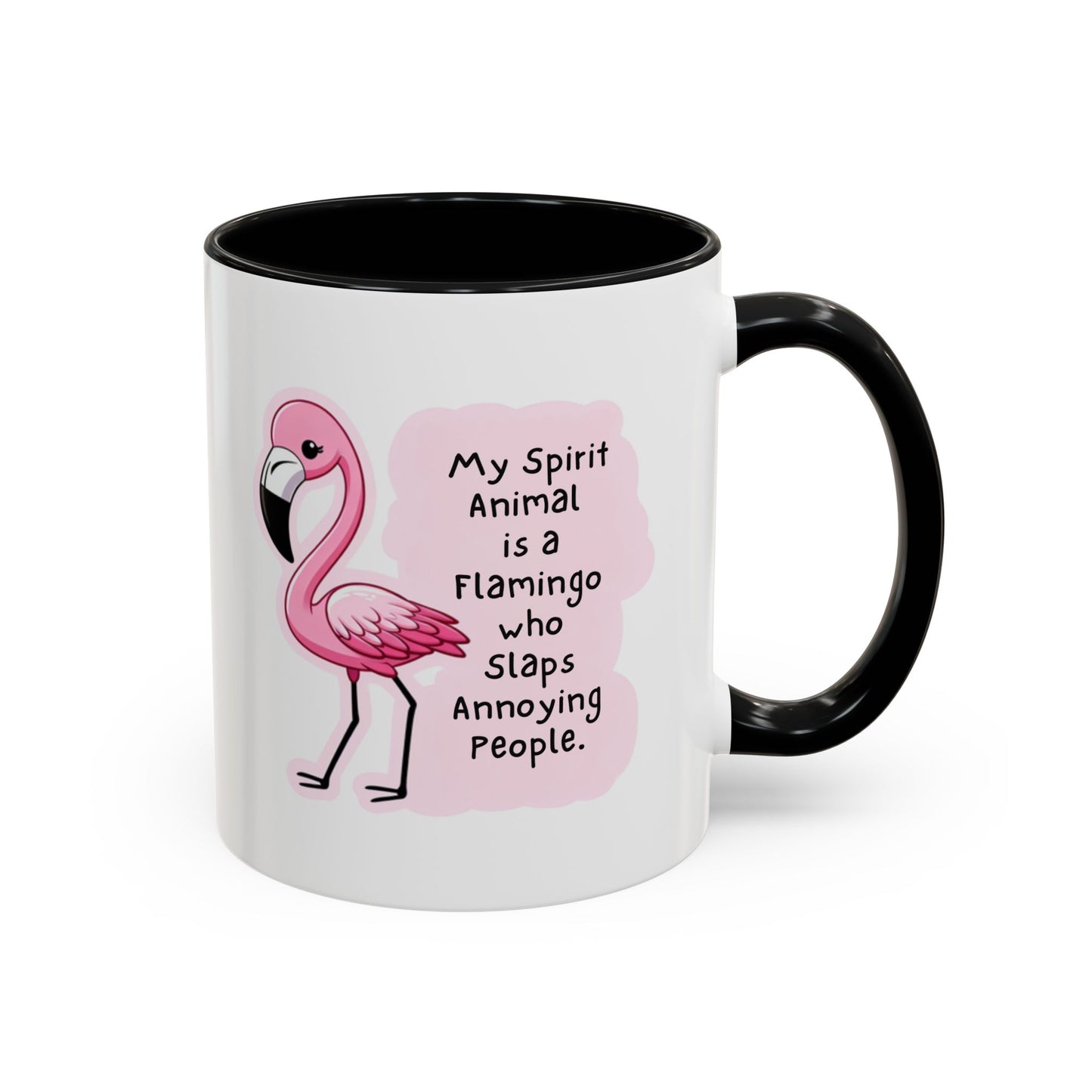Flamingo Spirit Animal Accent Mug