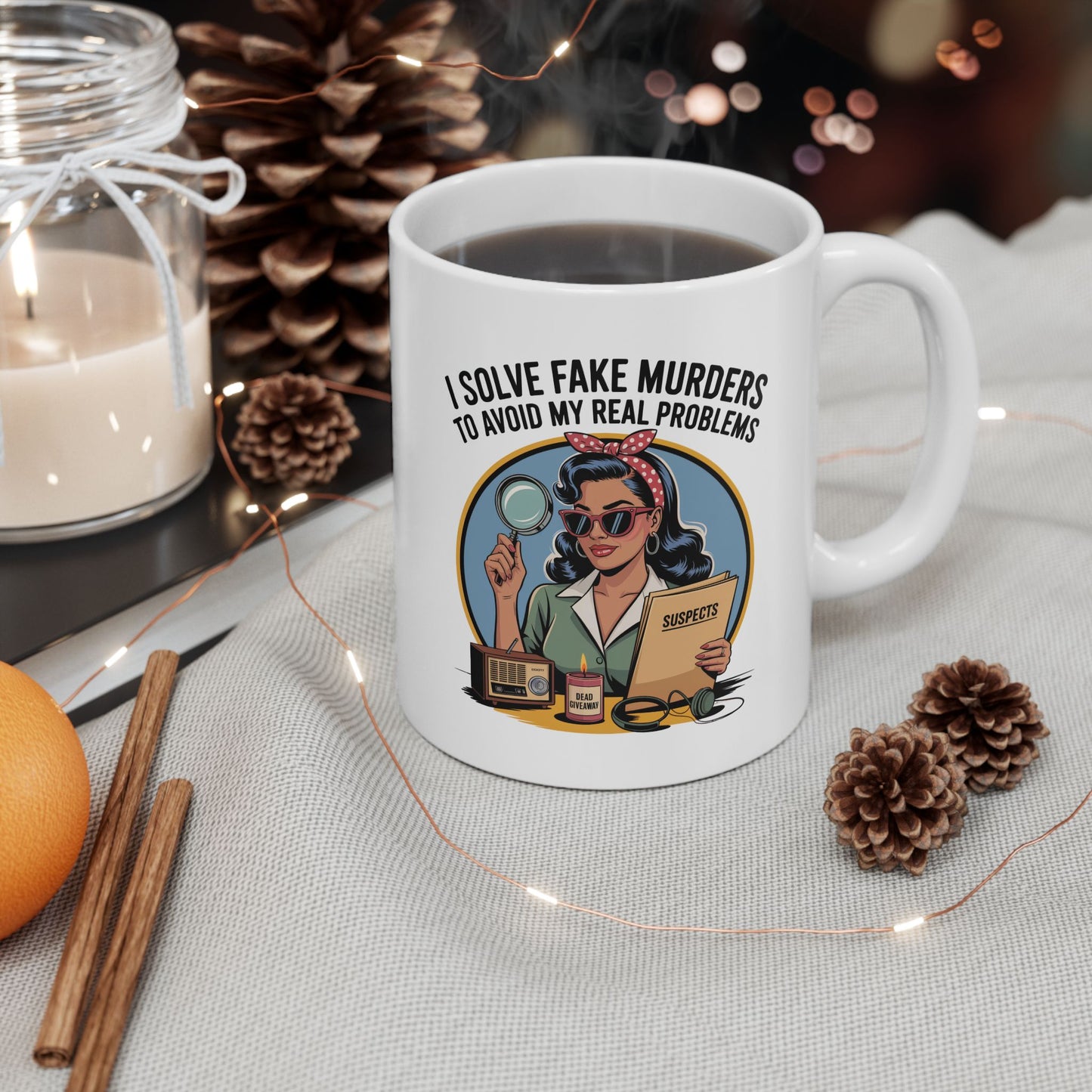 The Distraction Detective Ceramic Mug