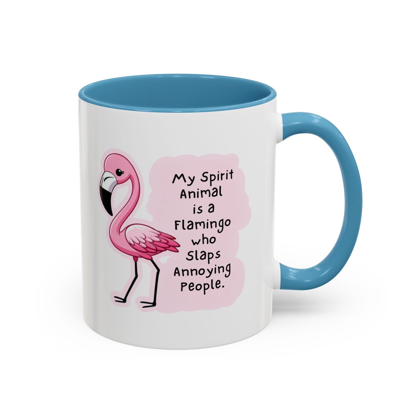 Flamingo Spirit Animal Accent Mug