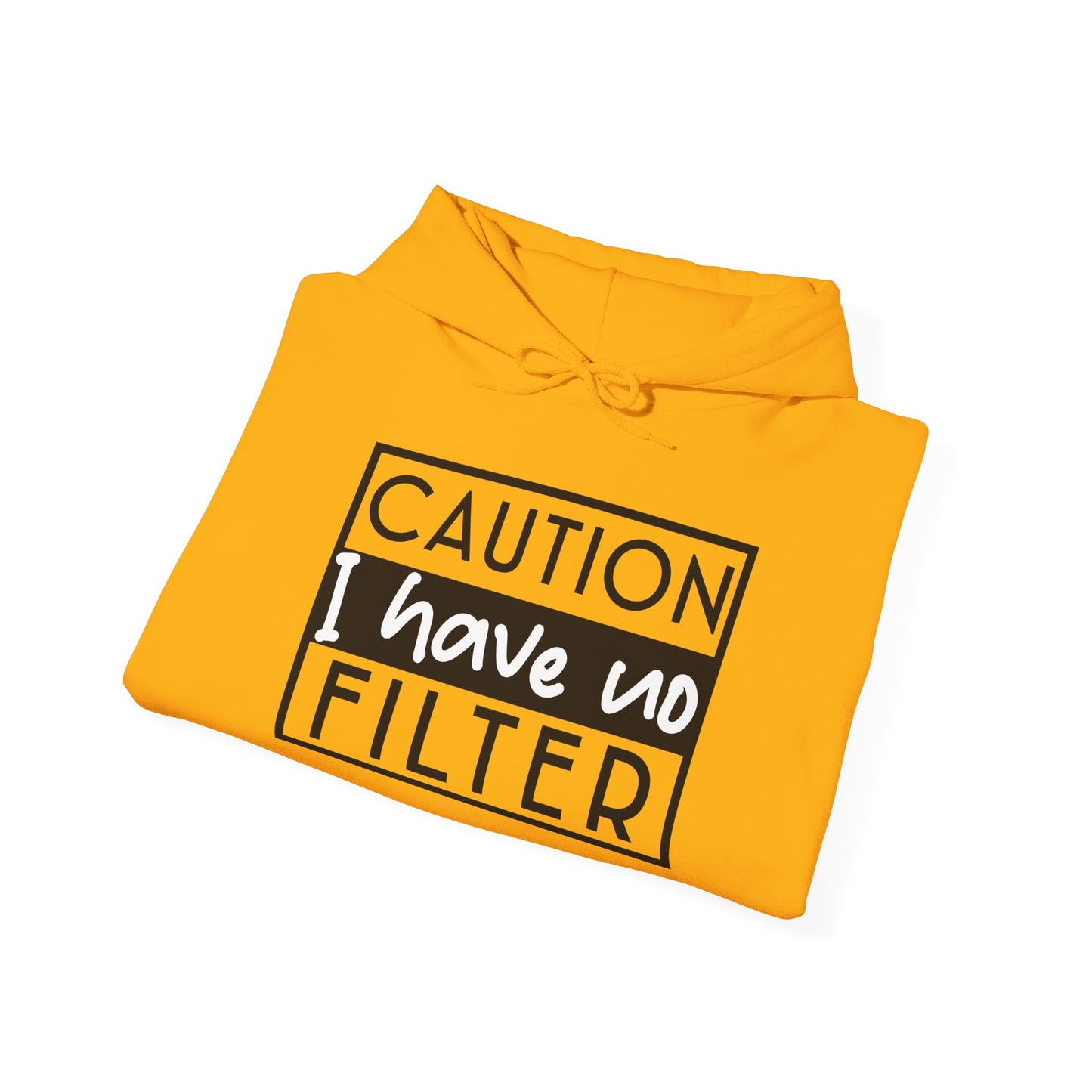 I Have No Filter Hooded Sweatshirt