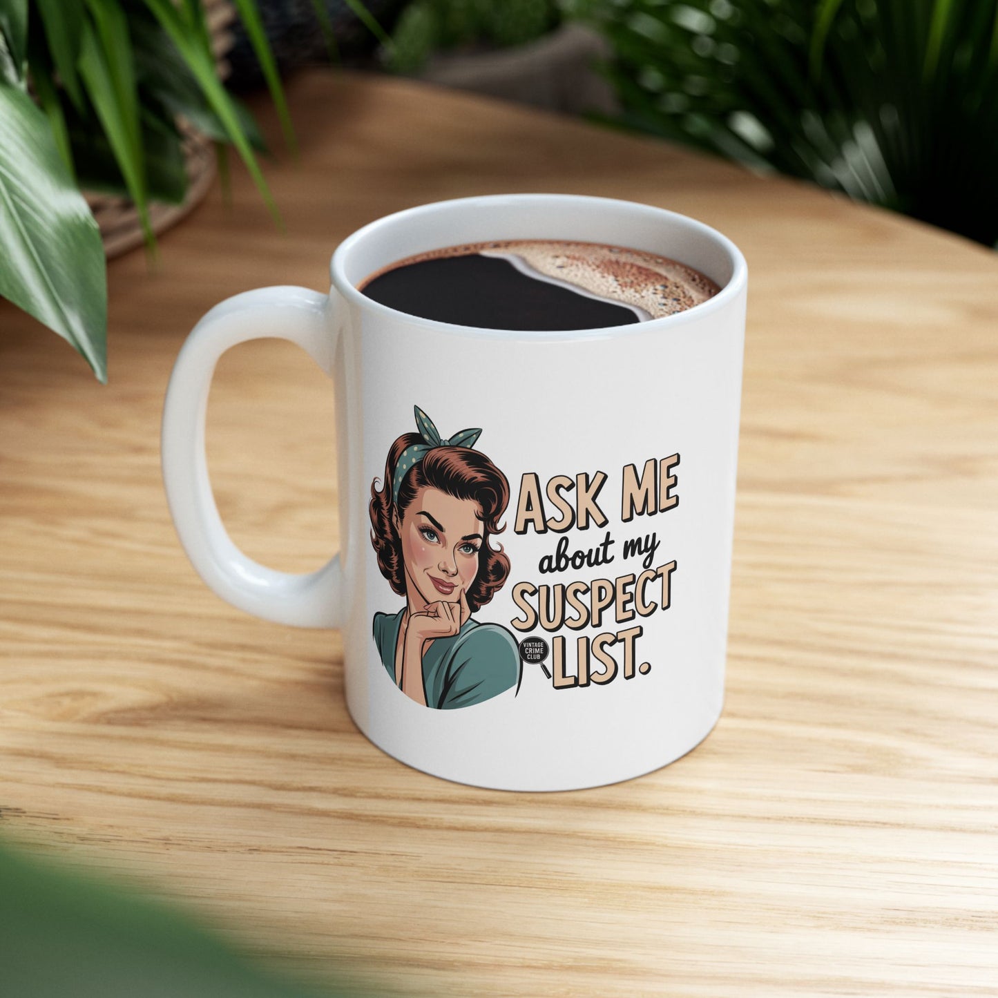 Vintage Crime Club Ceramic Mug