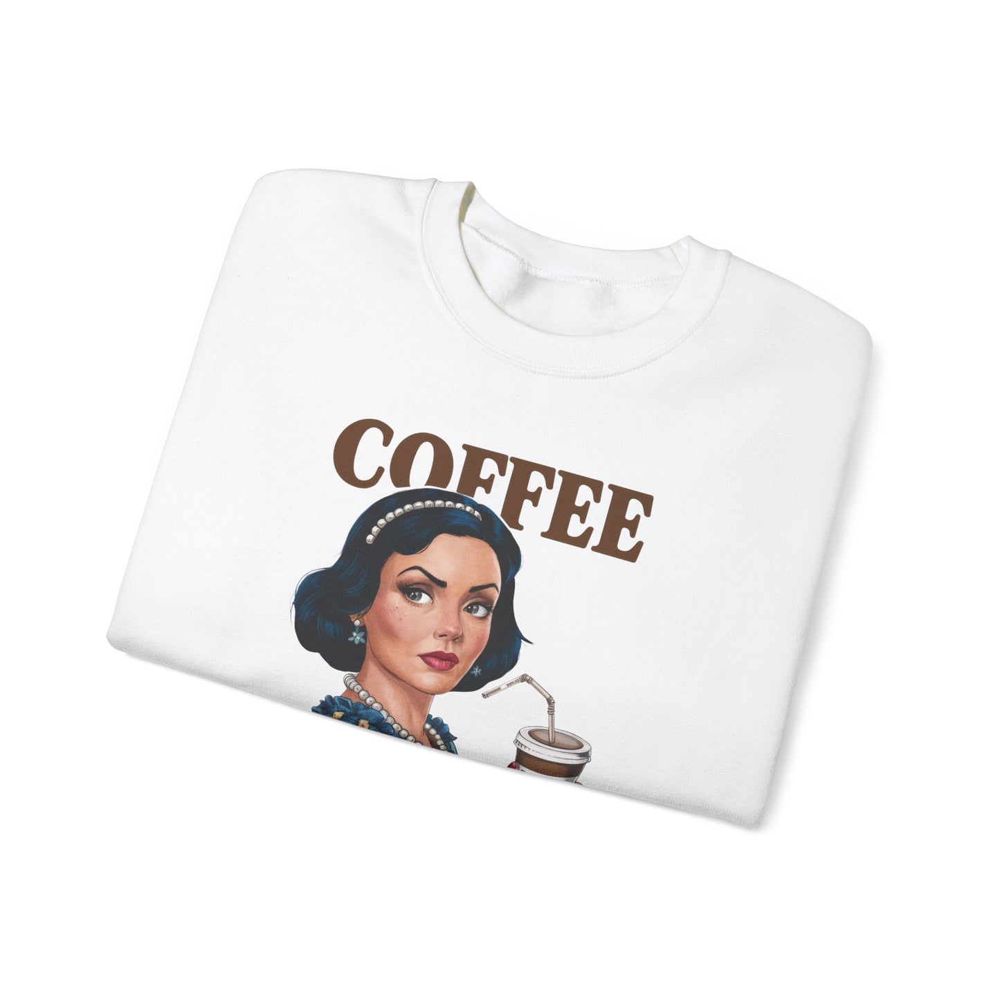 Hard Days Need Strong Coffee Crewneck Sweatshirt