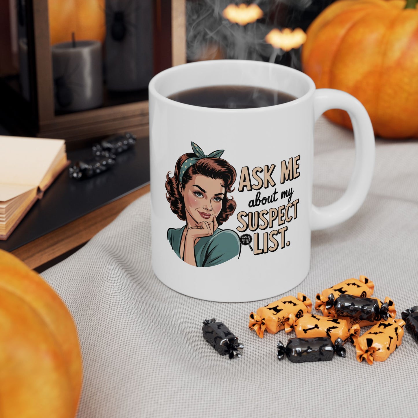 Vintage Crime Club Ceramic Mug