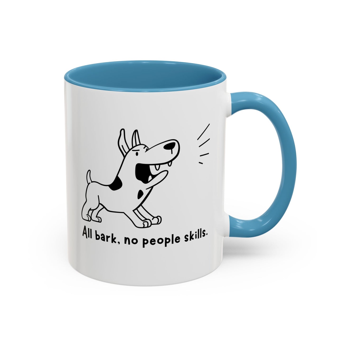 Socially Ruff Accent Mug