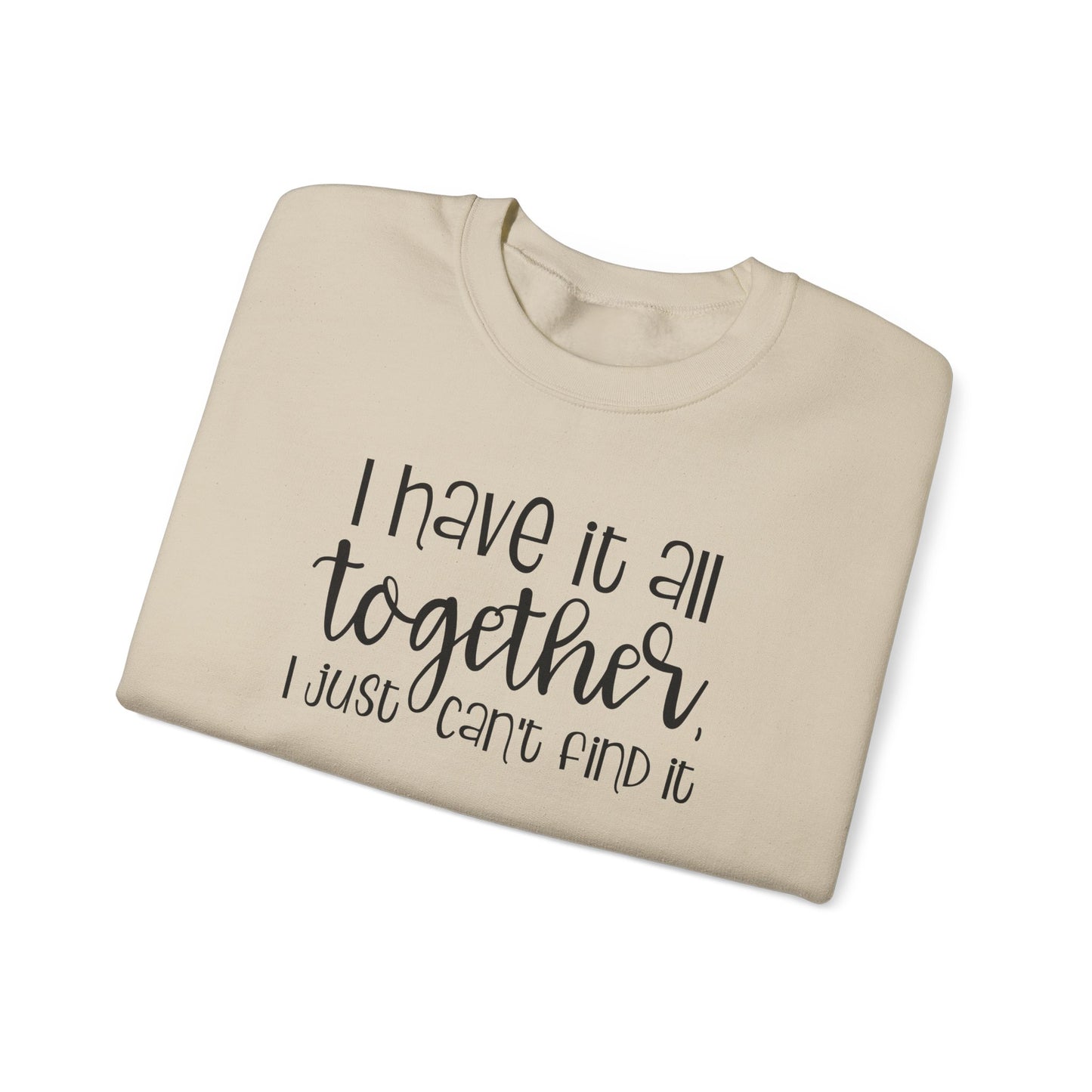 Functioning with Missing Pieces Crewneck Sweatshirt