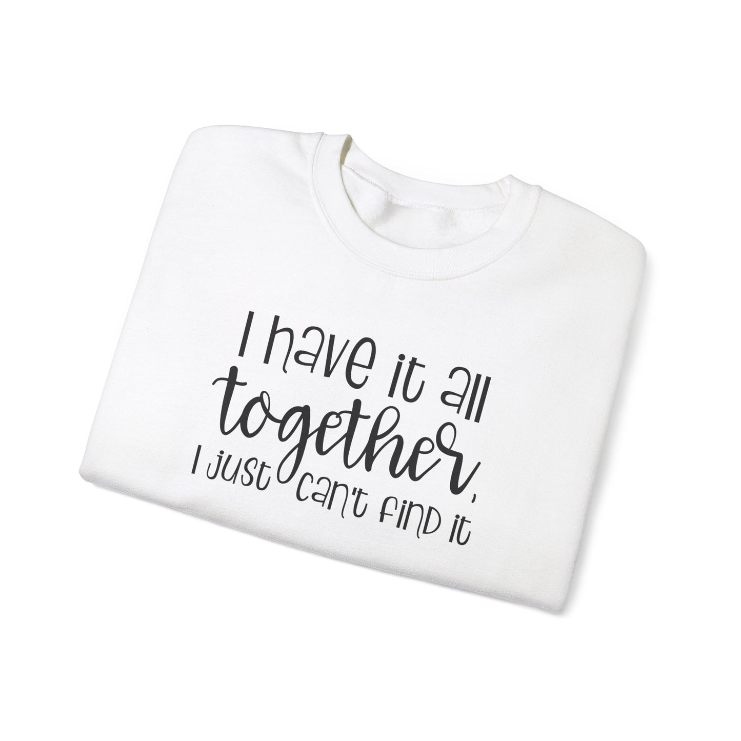 Functioning with Missing Pieces Crewneck Sweatshirt