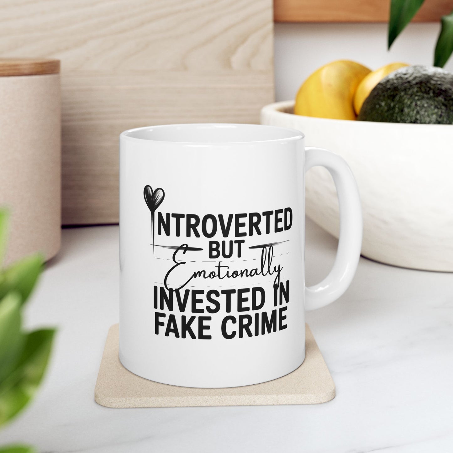 Quiet Obsession Ceramic Mug