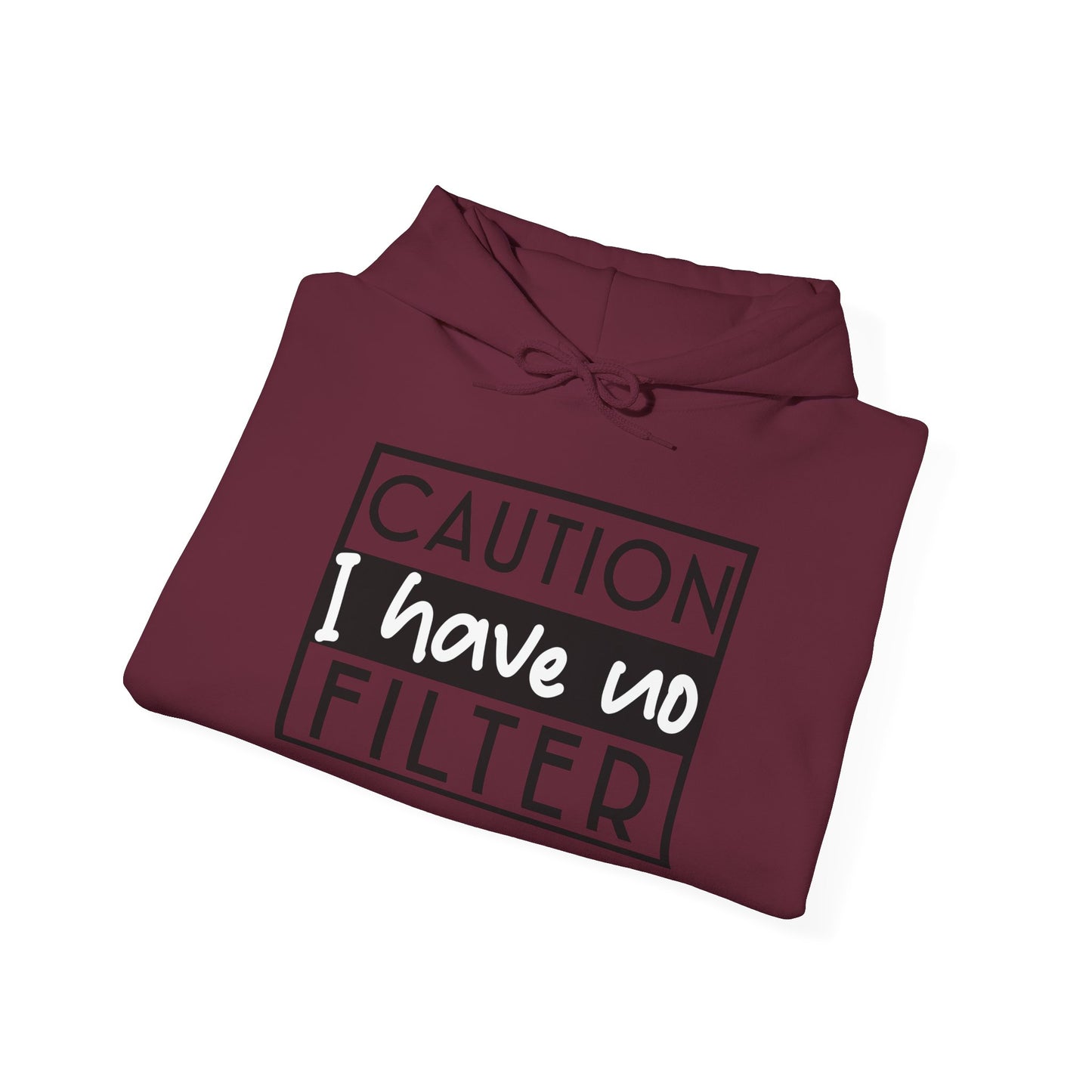 I Have No Filter Hooded Sweatshirt