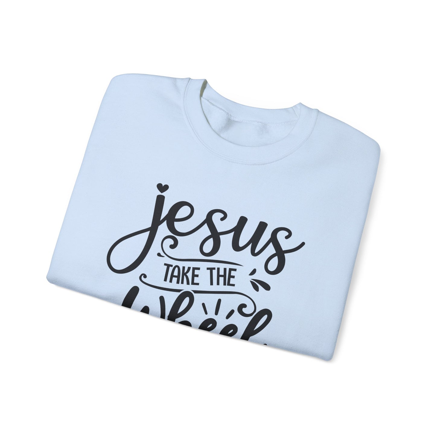 Jesus Take the Wheel Crewneck Sweatshirt