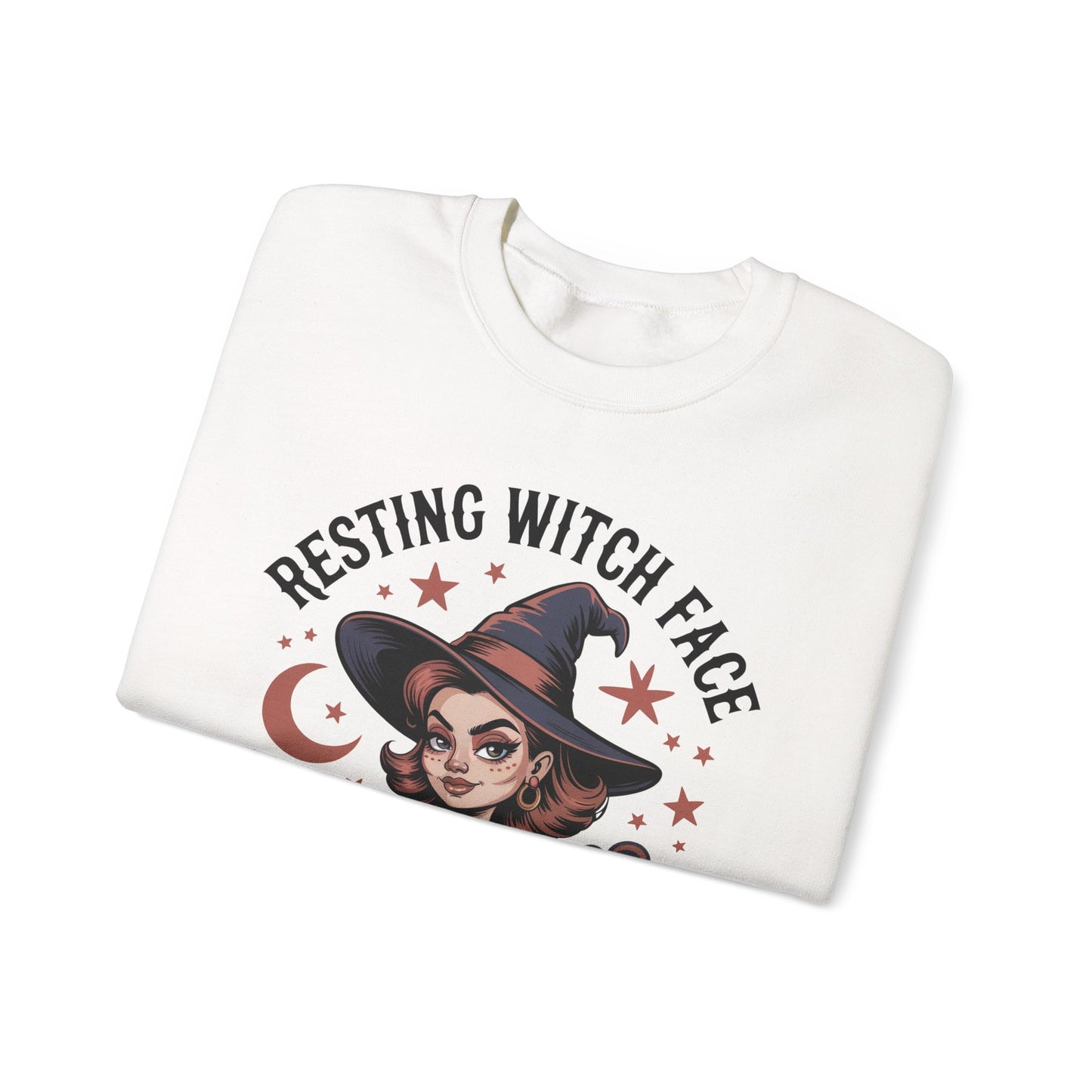 Resting Witch Face Crewneck Sweatshirt