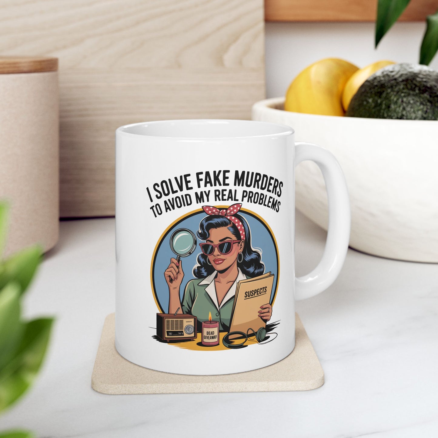 The Distraction Detective Ceramic Mug