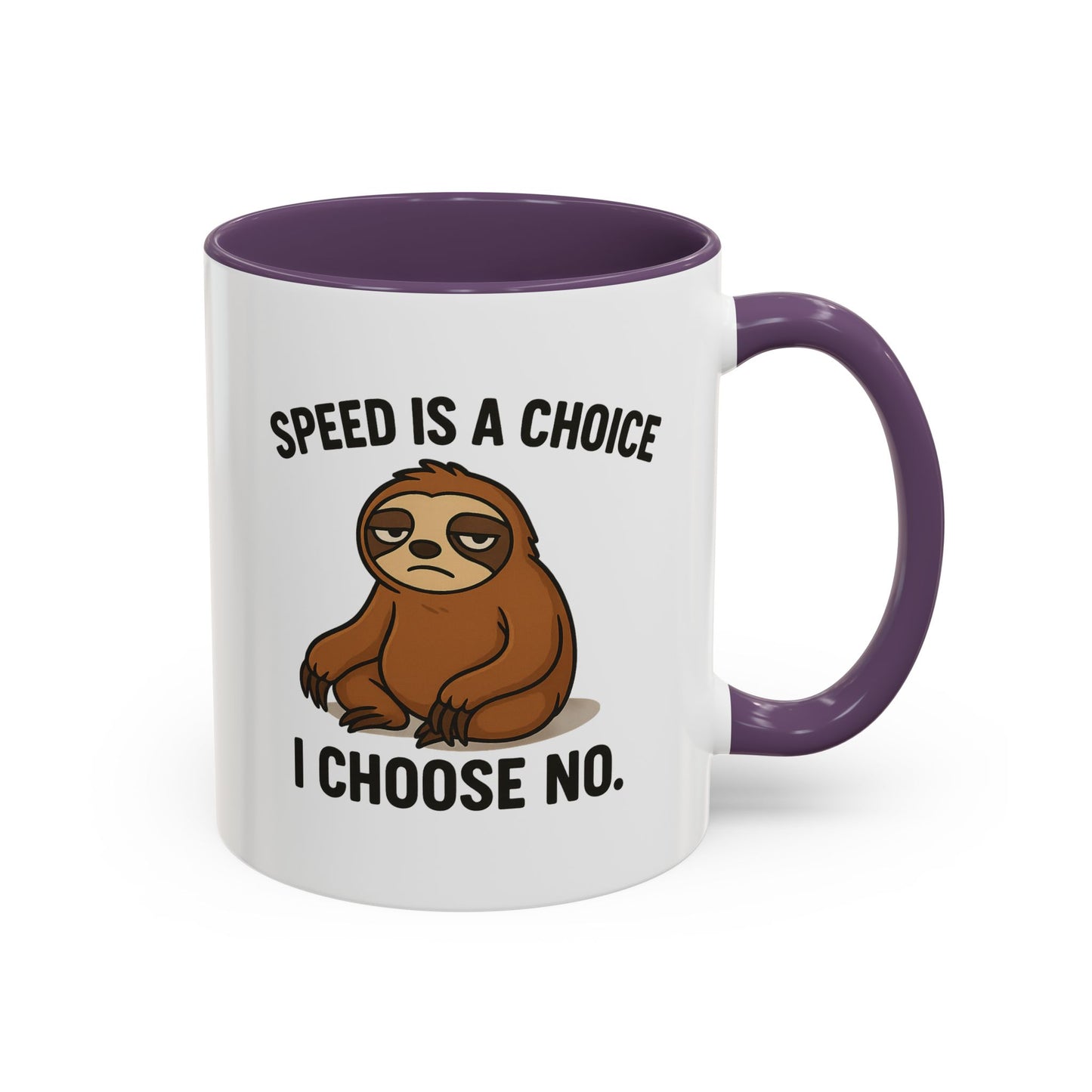 Sloth Life Energy Accent Mug
