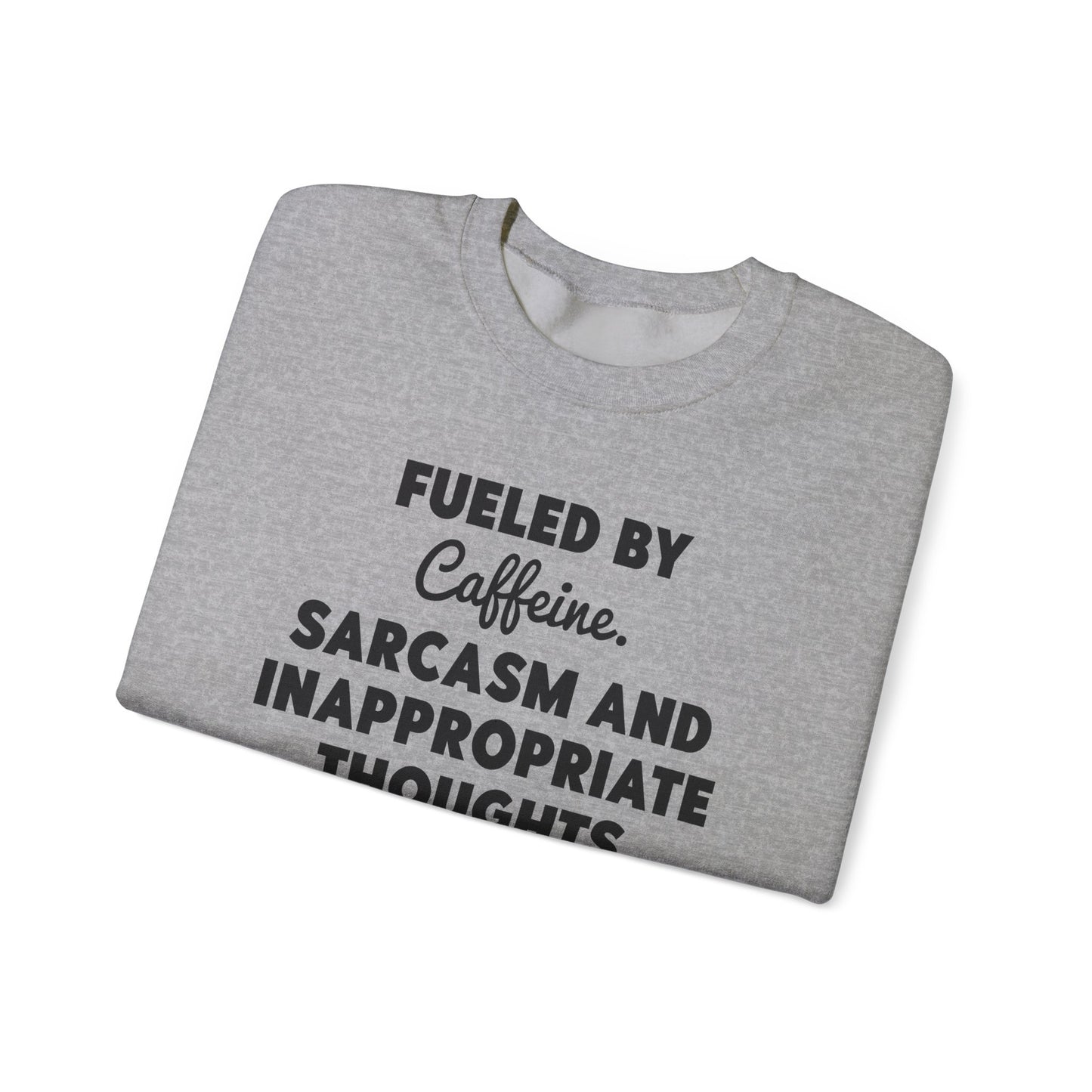 Powered by Coffee and Chaos Crewneck Sweatshirt
