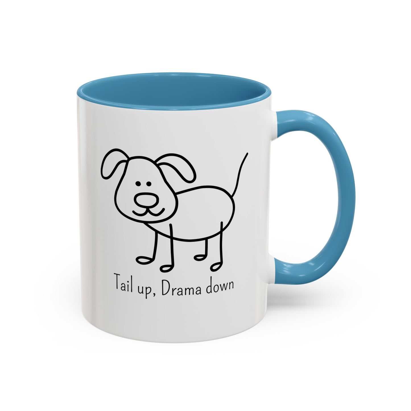 Tails Up Accent Mug