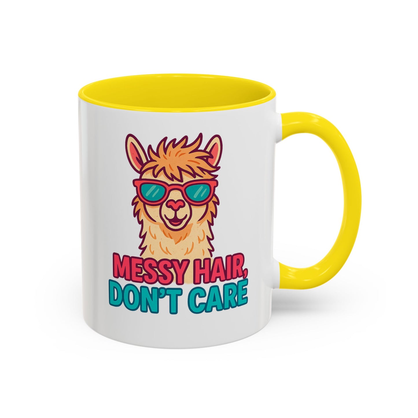 Unbrushed and Unbothered Accent Mug