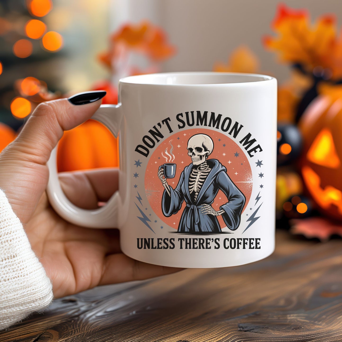 Dead Until Caffienated Mug