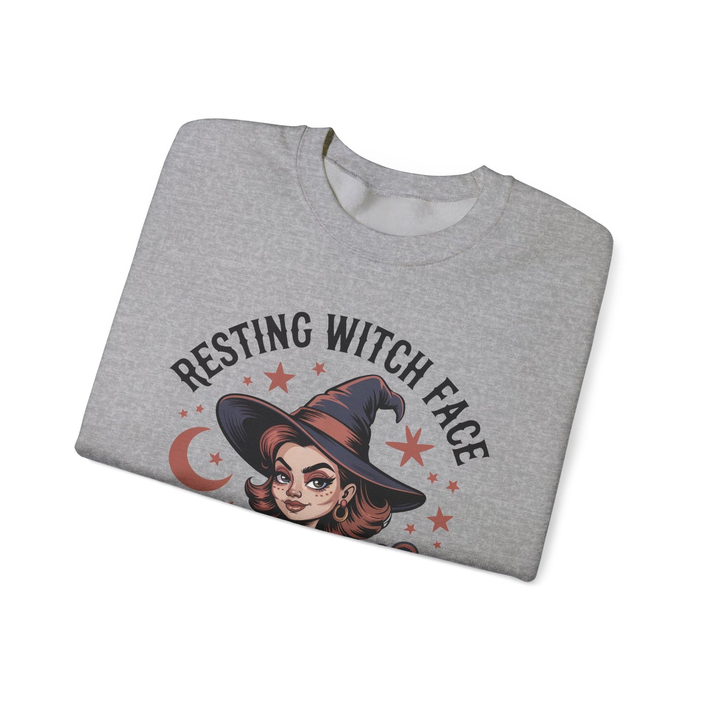 Resting Witch Face Crewneck Sweatshirt