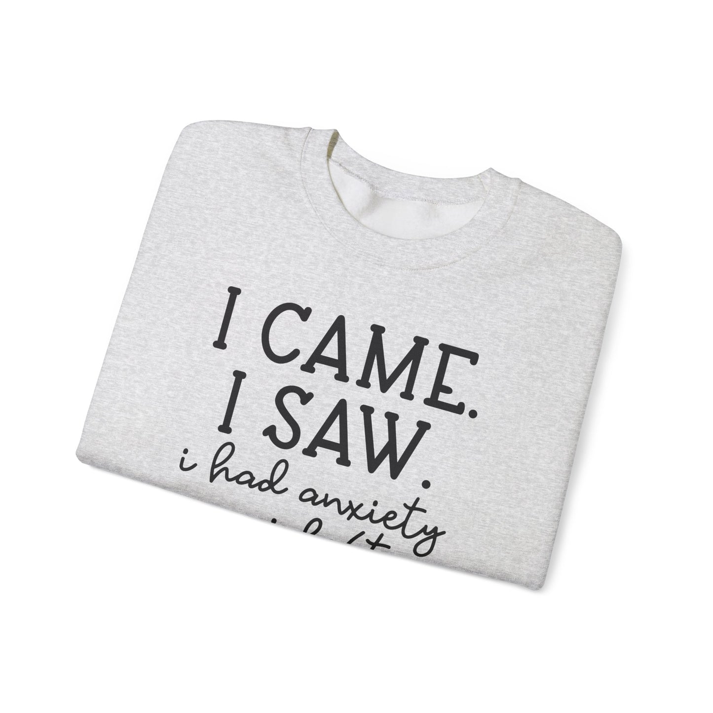 Social Anxiety Is Real Crewneck Sweatshirt