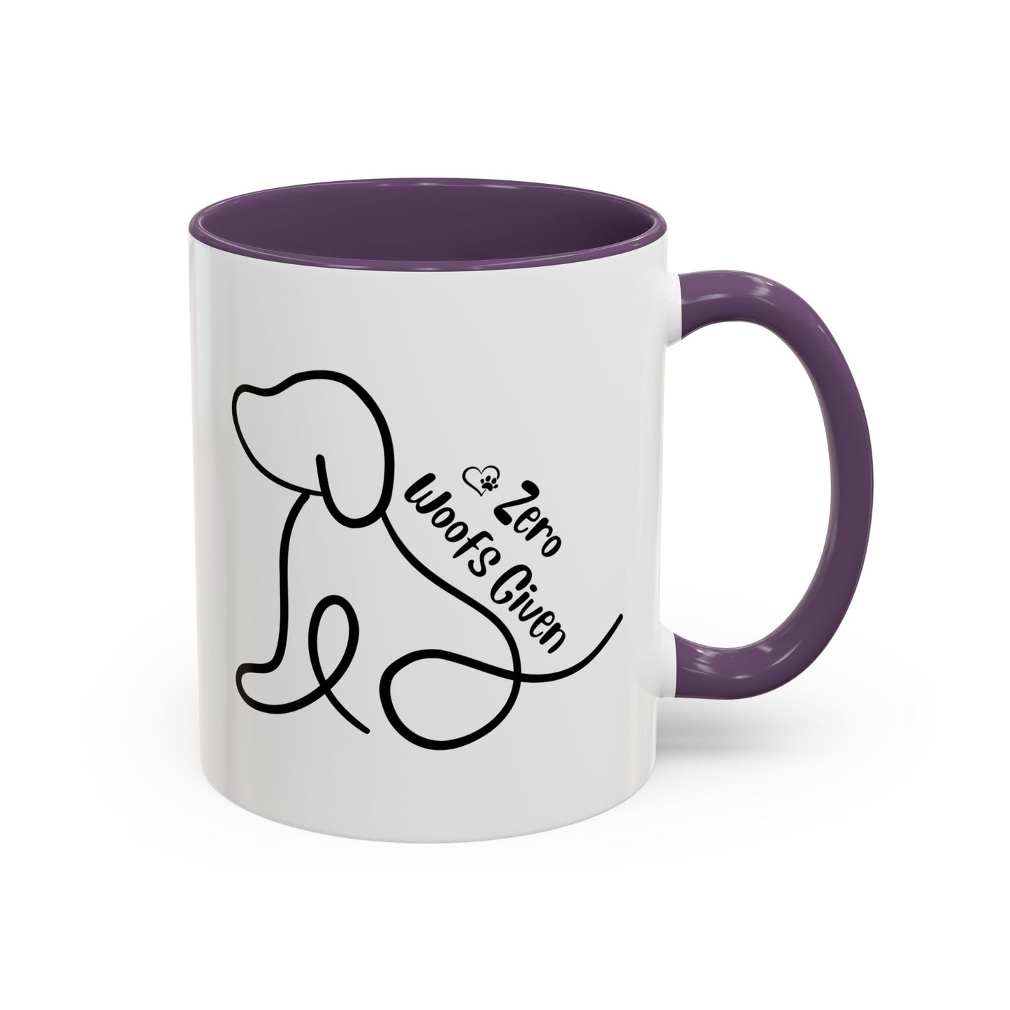 No Woofs Accent Mug