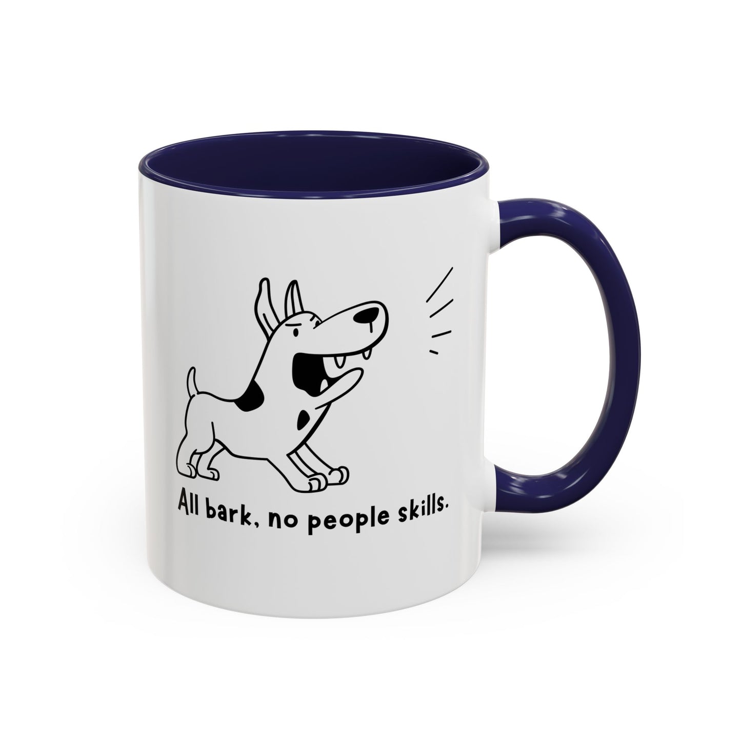 Socially Ruff Accent Mug