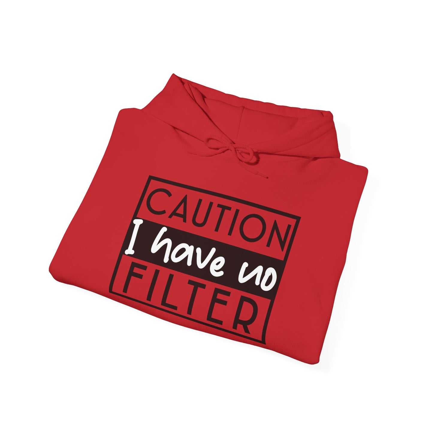 I Have No Filter Hooded Sweatshirt