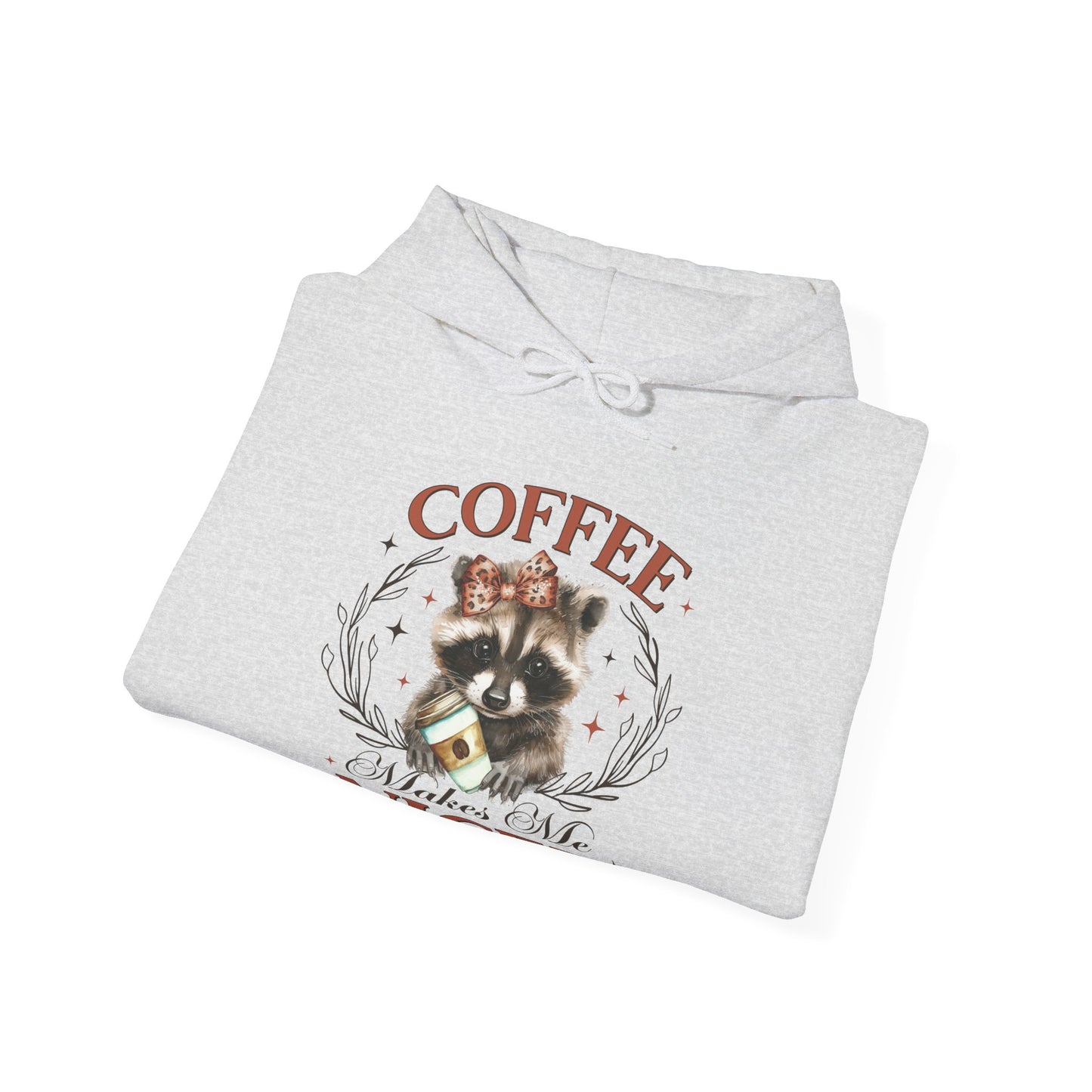Coffee Makes Me Nicer Hooded Sweatshirt
