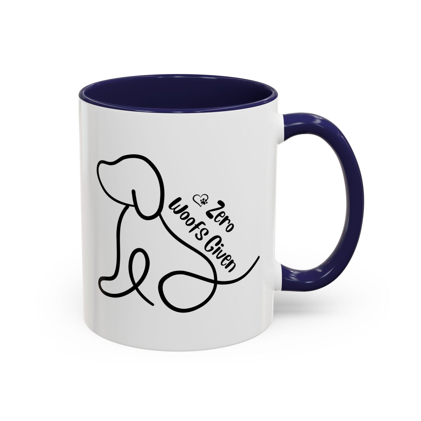 No Woofs Accent Mug