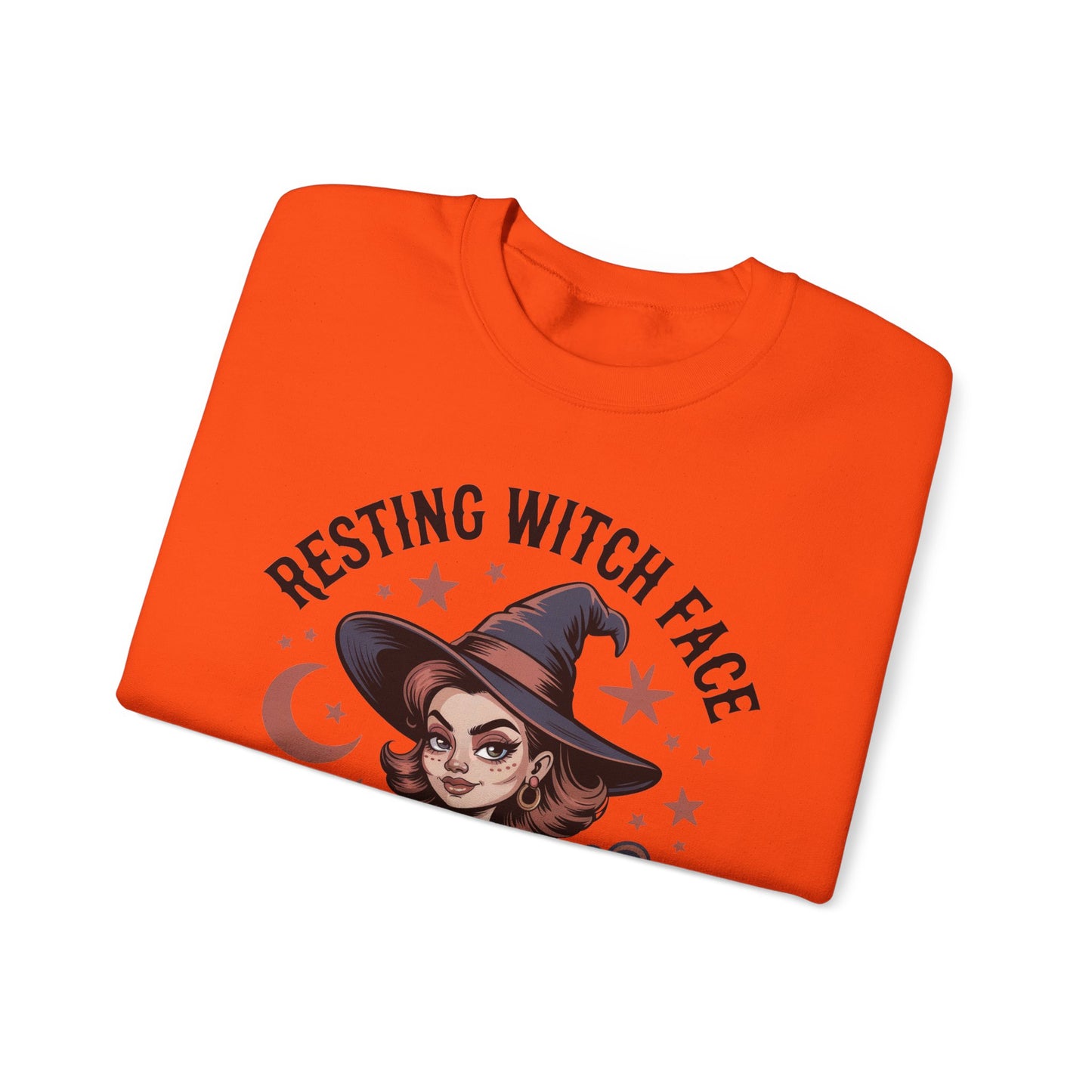 Resting Witch Face Crewneck Sweatshirt