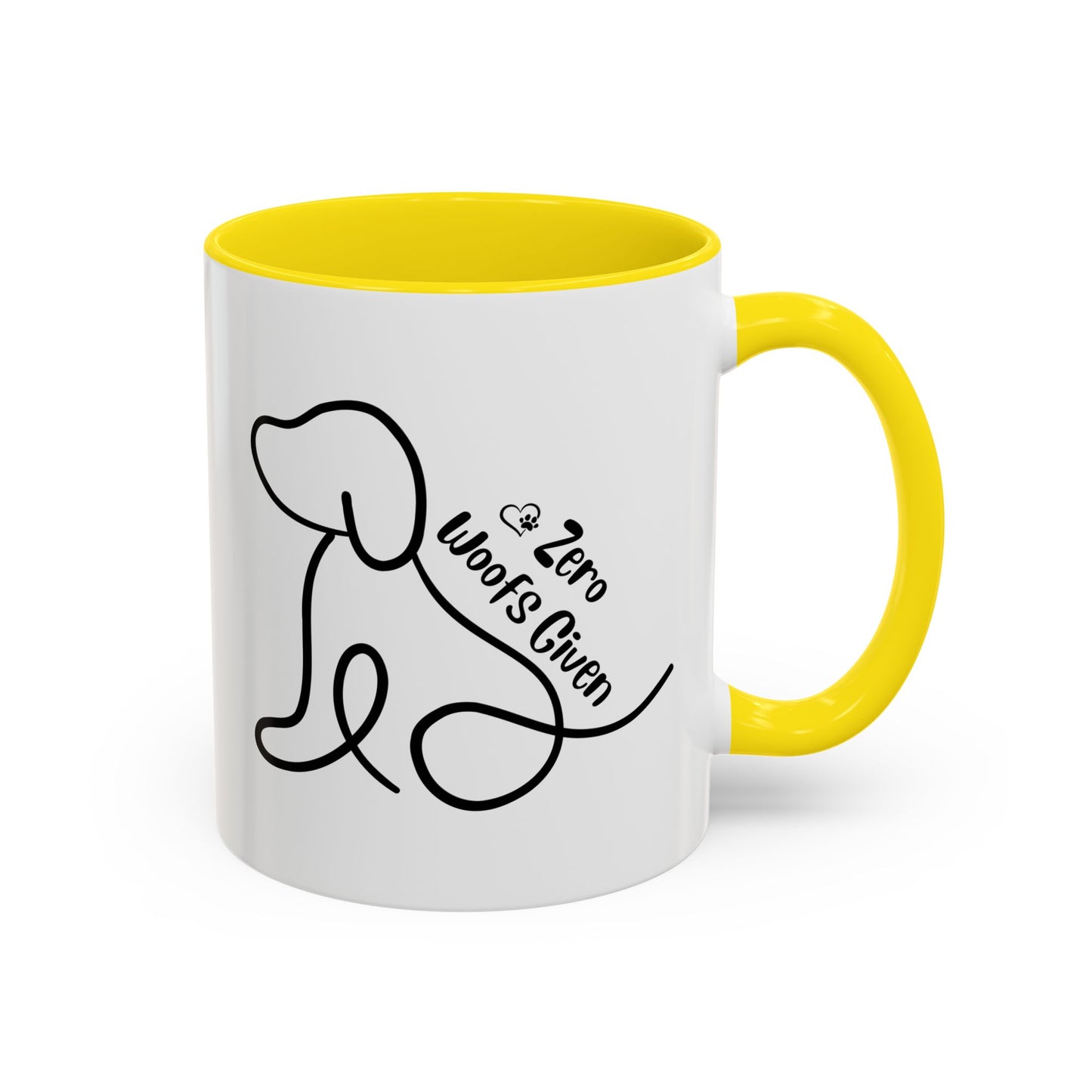 No Woofs Accent Mug