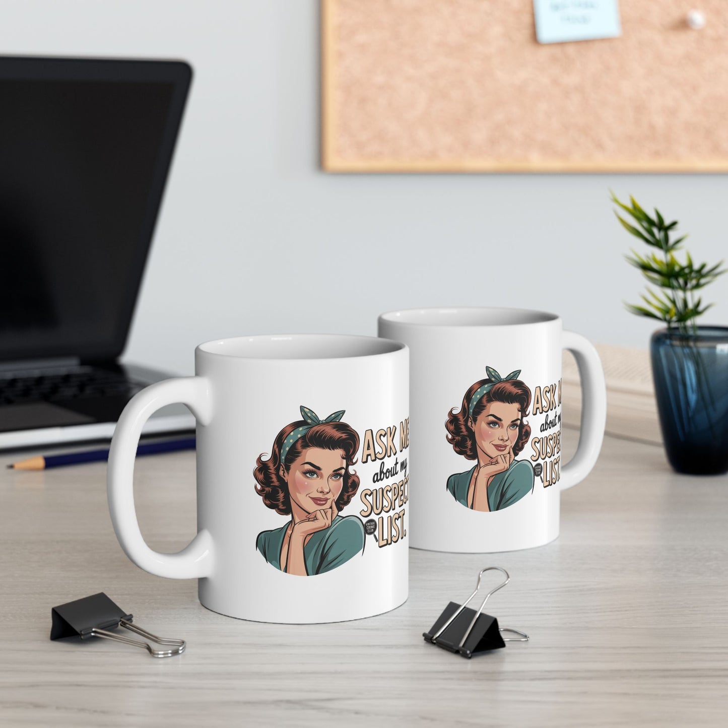 Vintage Crime Club Ceramic Mug