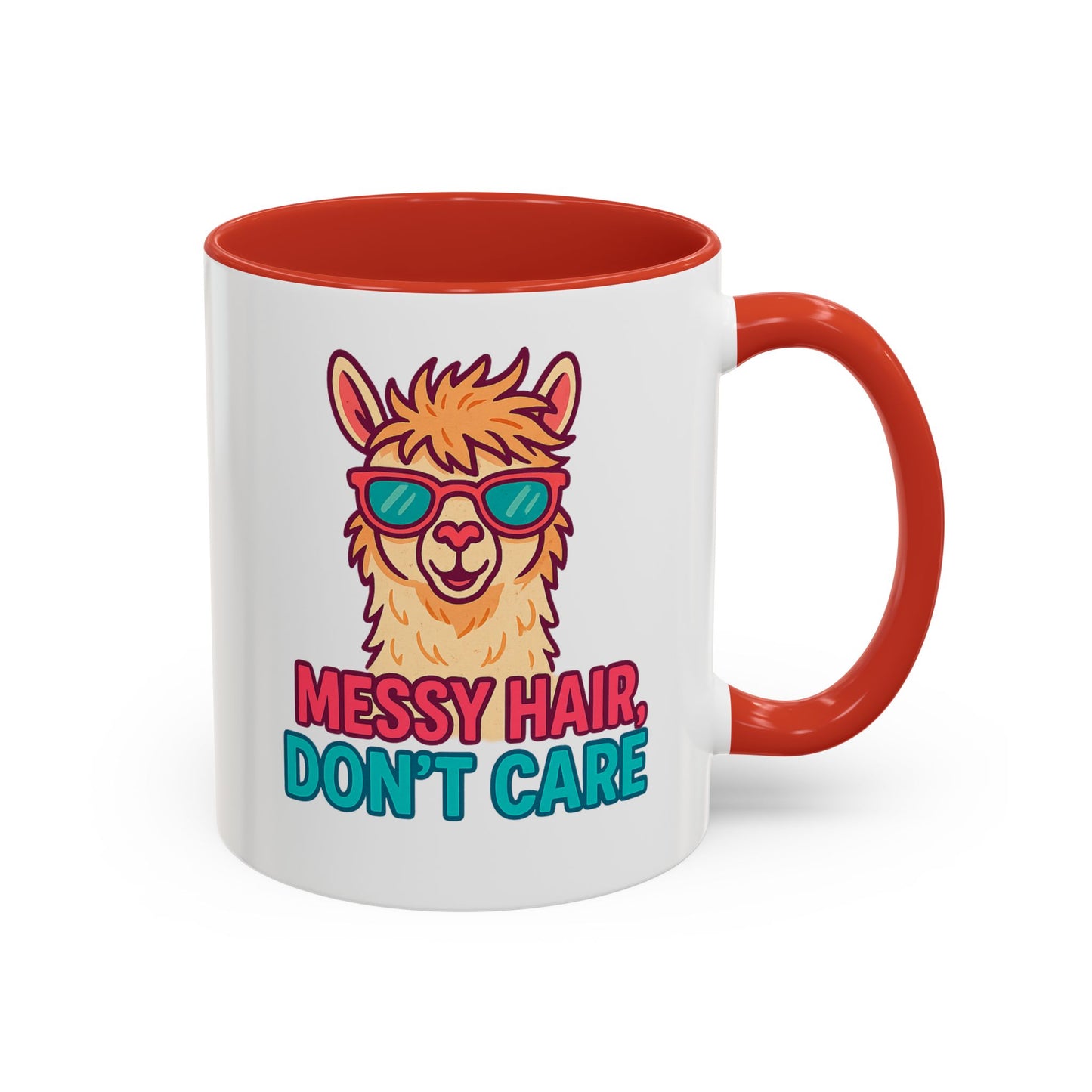 Unbrushed and Unbothered Accent Mug