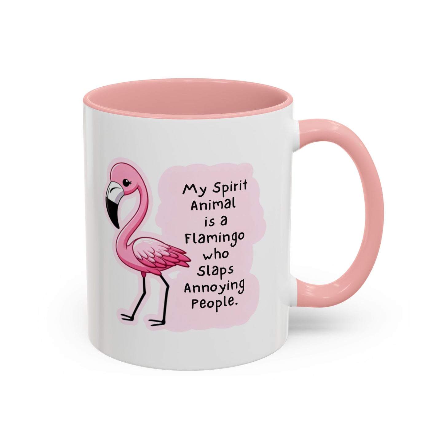 Flamingo Spirit Animal Accent Mug