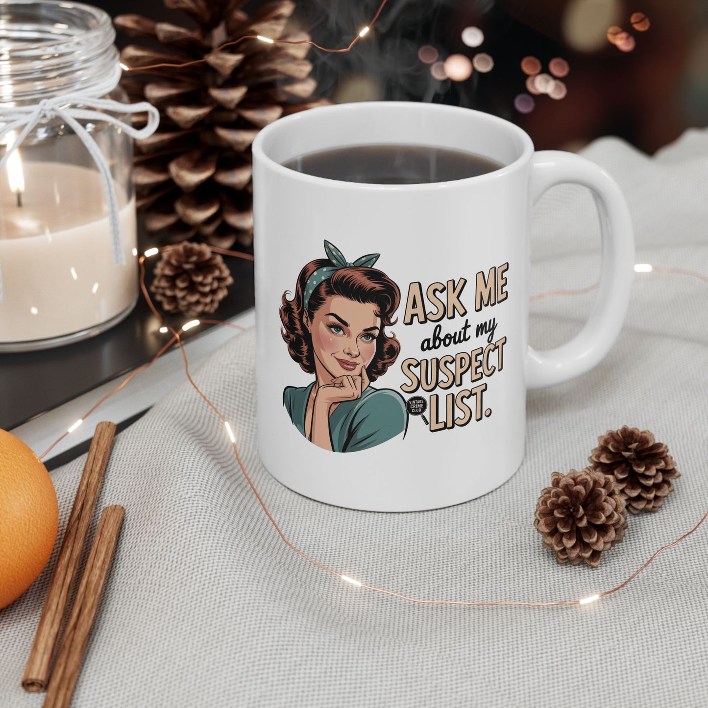 Vintage Crime Club Ceramic Mug