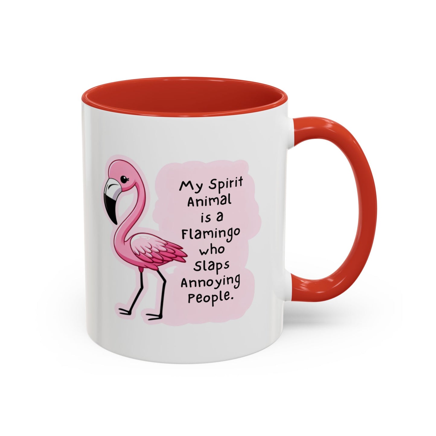 Flamingo Spirit Animal Accent Mug