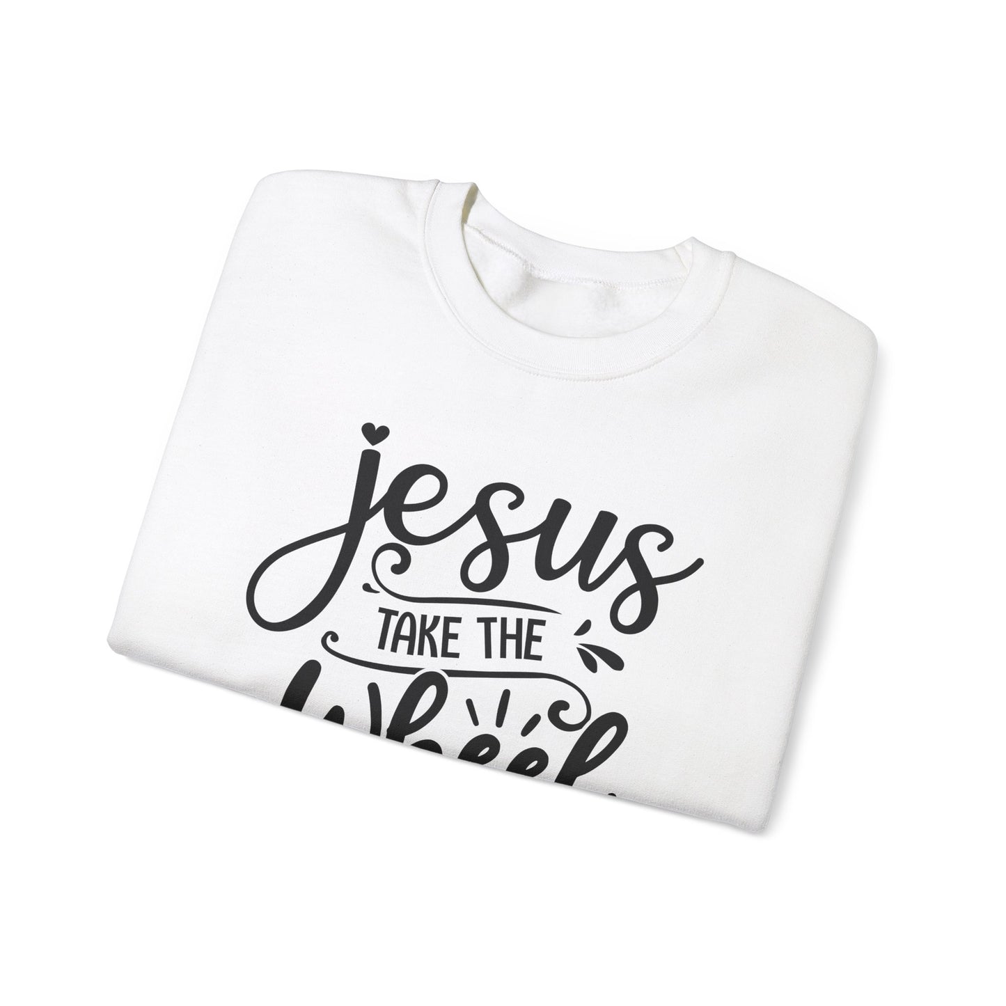 Jesus Take the Wheel Crewneck Sweatshirt