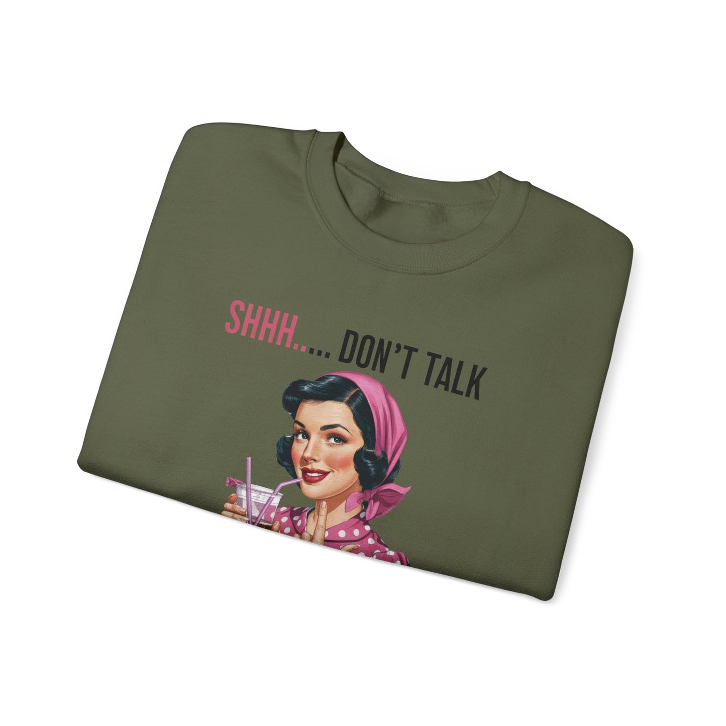 Silence Until Fully Caffeinated Crewneck Sweatshirt