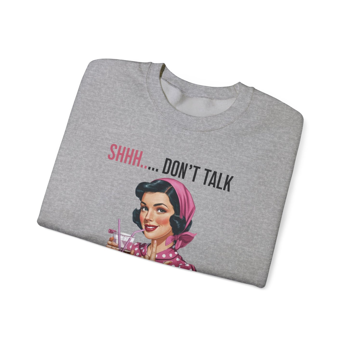 Silence Until Fully Caffeinated Crewneck Sweatshirt
