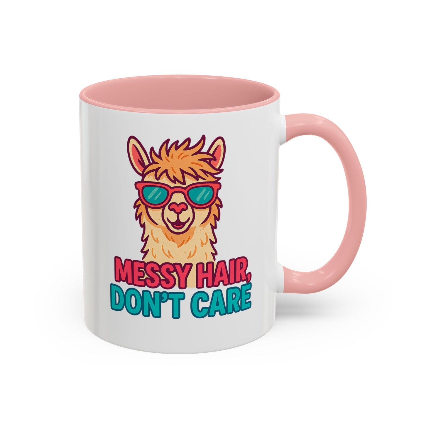 Unbrushed and Unbothered Accent Mug